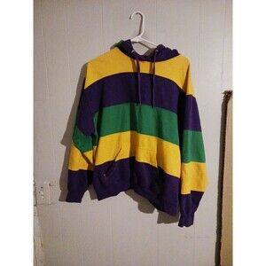 Original Sports Wear Mens Multicolered Pullover Hoodie Size L